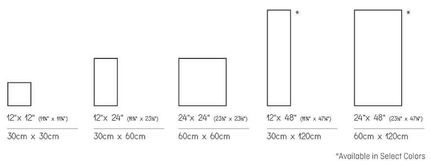 Everblue Sizes