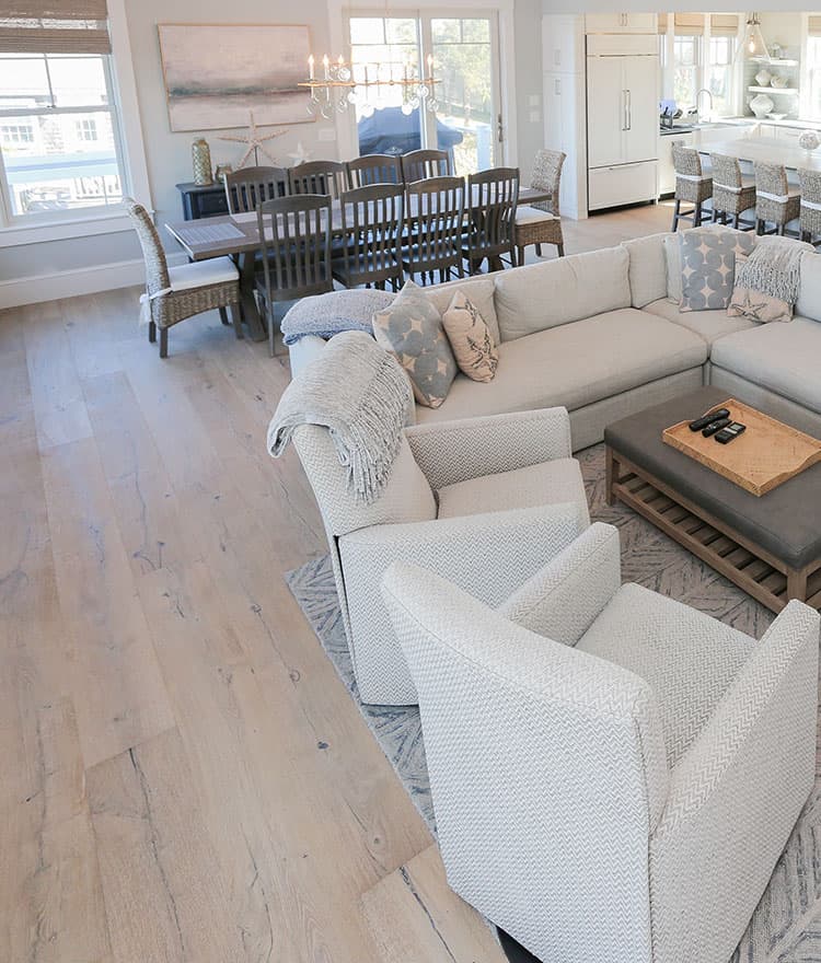 Coastal Design with Sawyer Mason Sausalito in Living Room