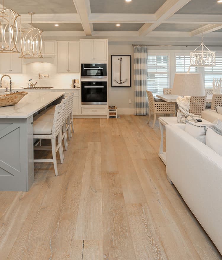 Ocean Getaway with Sawyer Mason Sonoma installed in open concept living space