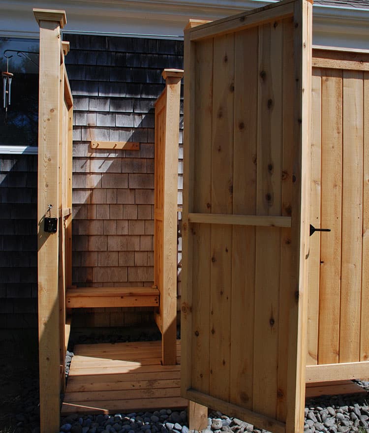 Outdoor Shower Designs - 83XL Cape Cod Shower Kits