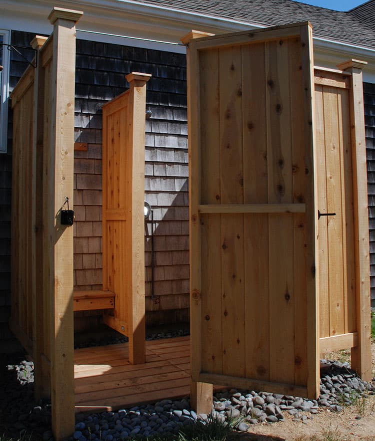 Outdoor Shower Designs - 83XL Cape Cod Shower Kits