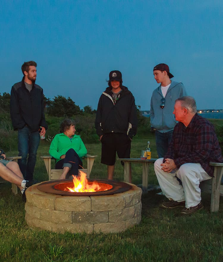 Smokeless Fire Pit Ring from Cape Cod Fire PIts