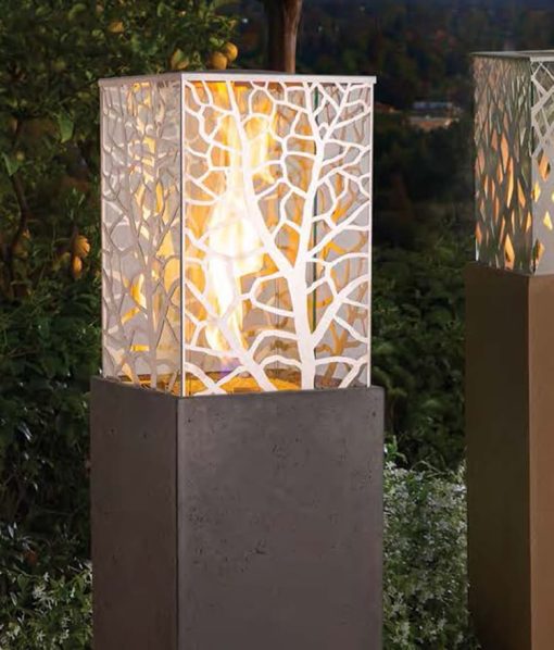 magnolia black fire urn