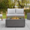 Modern Fire Pit Square | Aegean Gas Fire Pit