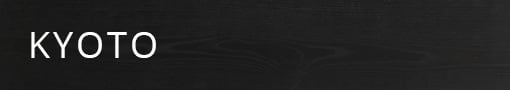 black wood floor