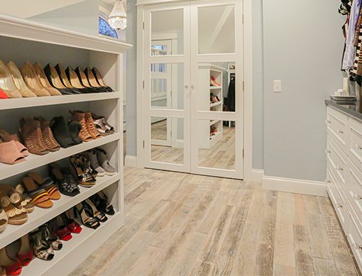 chesapeake rustic flooring walk in closet