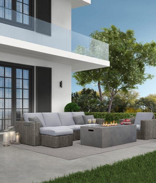 Bellino Fire Pit Table Ebel Rectangle Fire Table Stonewood Products