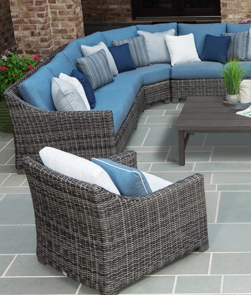Outdoor Sectional Couch Avallon Ebel Furniture Stonewood Products