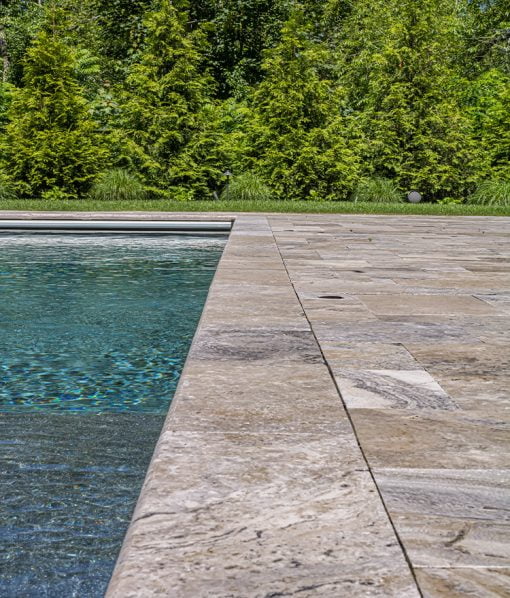 Alternative view of Jetty Beach Travertine Pavers