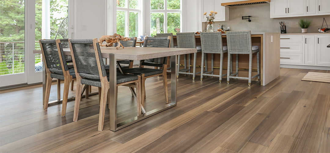 Wide plank hard wood flooring