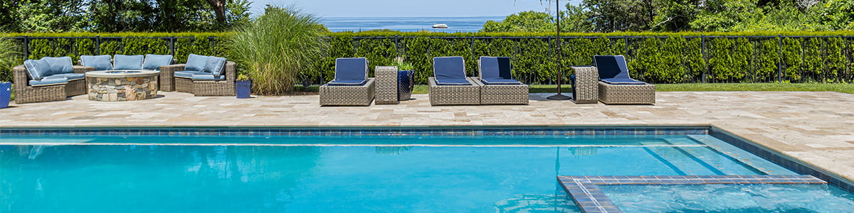 travertine pool bayside