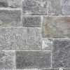 square rectangle gray stone veneer