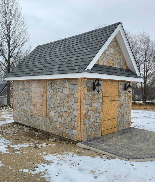 Alternative view of Newport Mist Mosaic - Thin Stone Veneer