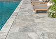 travertine with beach chairs