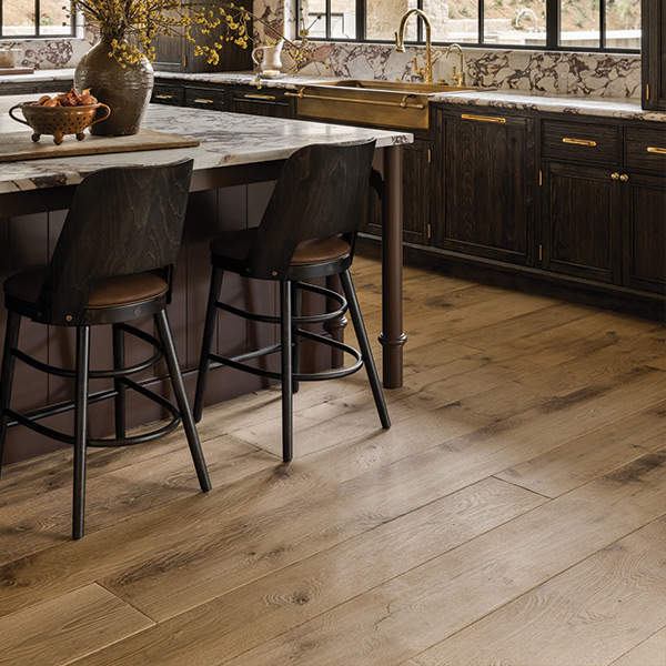 vintage flooring in kitchen design