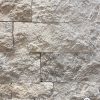 Silver ashlar thin stone veneer