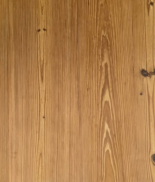 top down heart pine cured