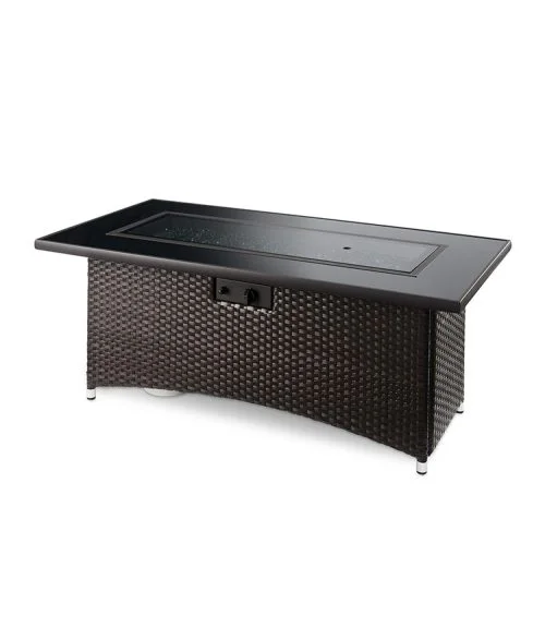 Alternative view of Montego Wicker Gas Fire Table