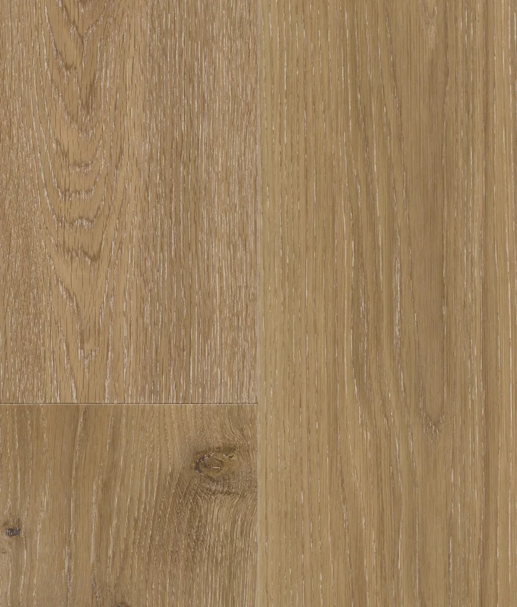 Swatch of natural honey brown wood flooring