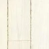 Swatch of white painted wood flooring with worn edges